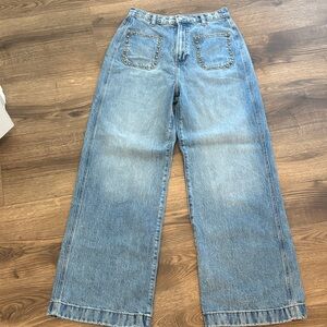 Reformation studded Blue Women's Jeans